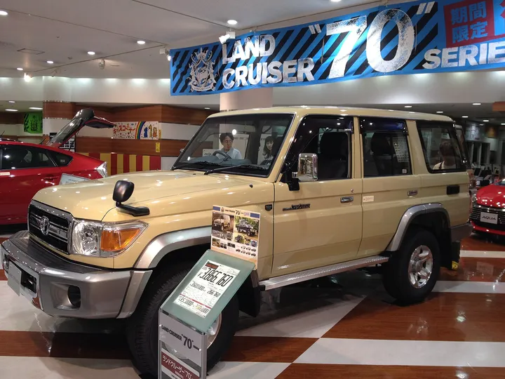 トヨタ ランドクルーザー70（展示）