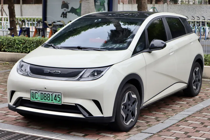 BYD ドルフィン（中国で撮影）