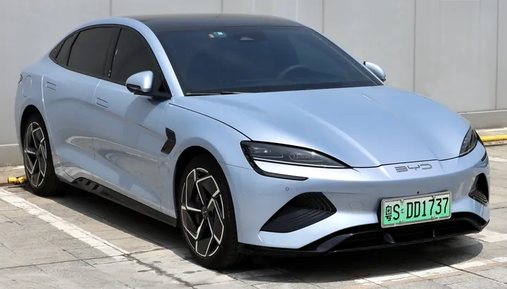 BYD シール（中国で撮影）