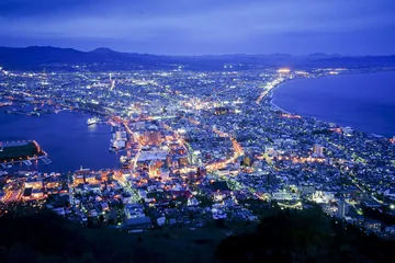 函館山から見た夜景（北海道函館市）