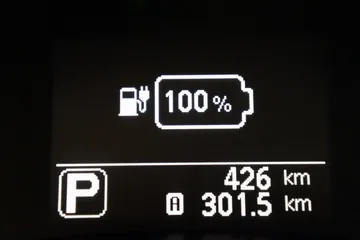 満充電の表示（電気自動車）