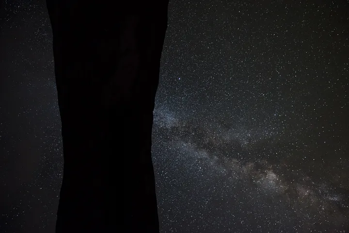 夜空の天の川