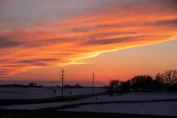 夕焼けの空