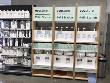 詰め替えの売り場