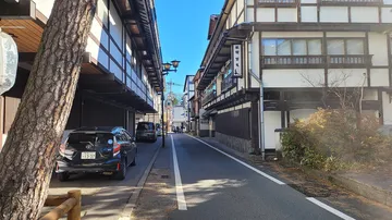 草津温泉の温泉街（群馬県草津町）