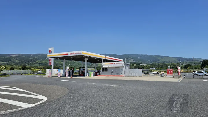 宮崎県 東九州自動車道 川南パーキングエリアのガソリンスタンド