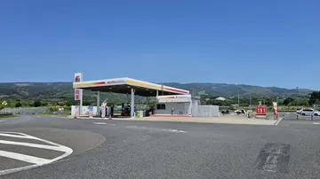 宮崎県 東九州自動車道 川南パーキングエリアのガソリンスタンド