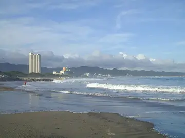 千葉県 鴨川 海岸の朝