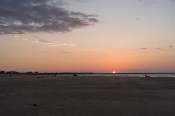 石川県 内灘海岸の夕日