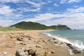愛知県 田原 伊良湖岬から見た恋路ヶ浜