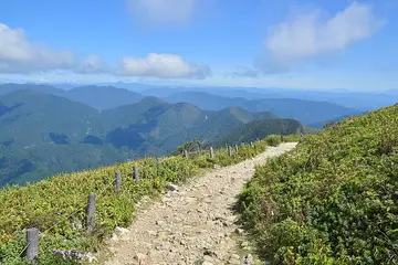 滋賀県 伊吹山の登山道