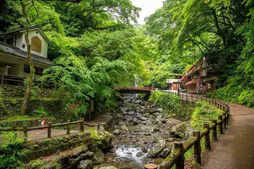 大阪府 箕面公園 滝道