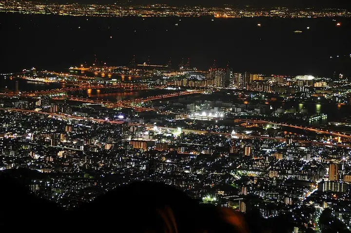 兵庫県 神戸 六甲アイランドの夜景