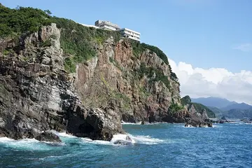 和歌山県 那智勝浦 紀の松島の岩礁
