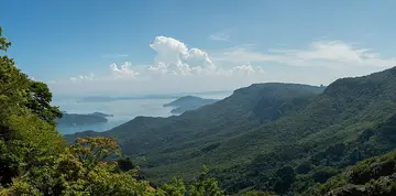 香川県 小豆島 寒霞渓から見た瀬戸内海