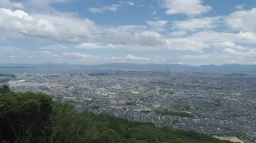 福岡県 叶岳から見た福岡市