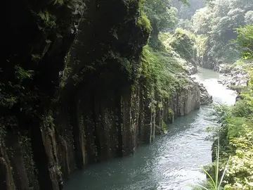 宮崎県 高千穂峡の柱状節理