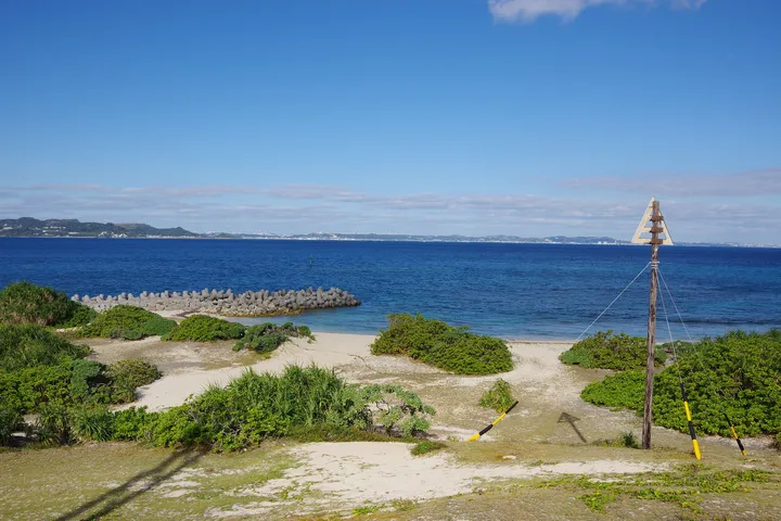 沖縄県 南城 久高島キャンプ場（メーギ浜）