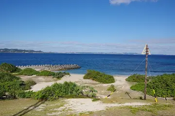 沖縄県 南城 久高島キャンプ場（メーギ浜）