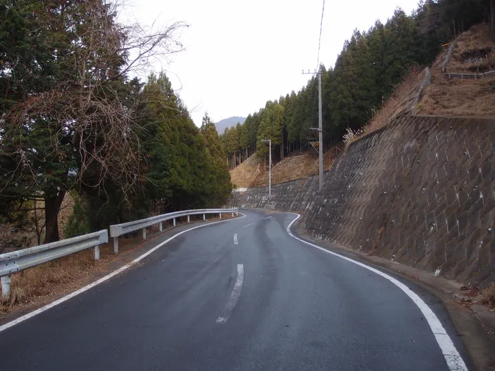 神奈川県 ヤビツ峠の山道