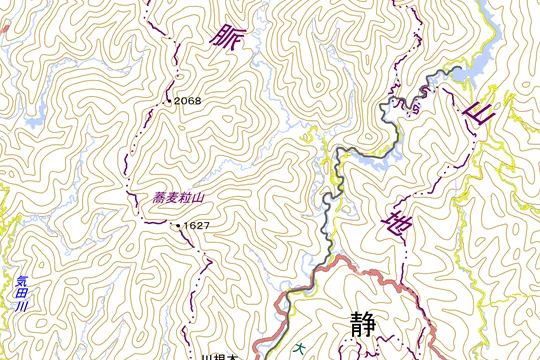 川根本町の地図