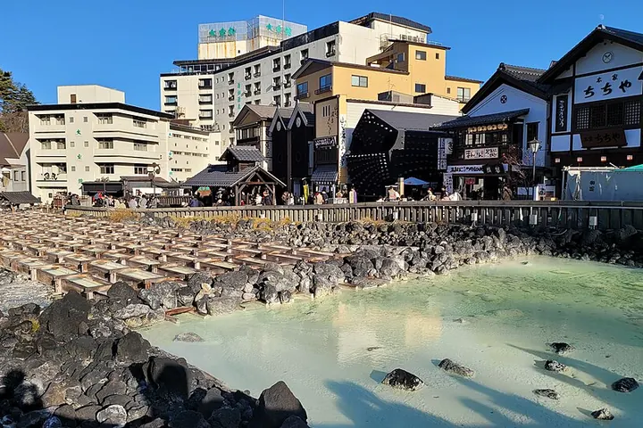 群馬県 草津温泉の湯畑