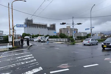 京都市 雨の日の交差点（2026年6月）