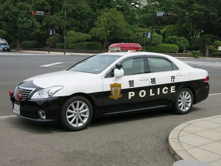 日本のパトカー