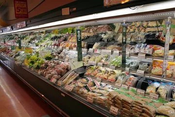 スーパーの売り場