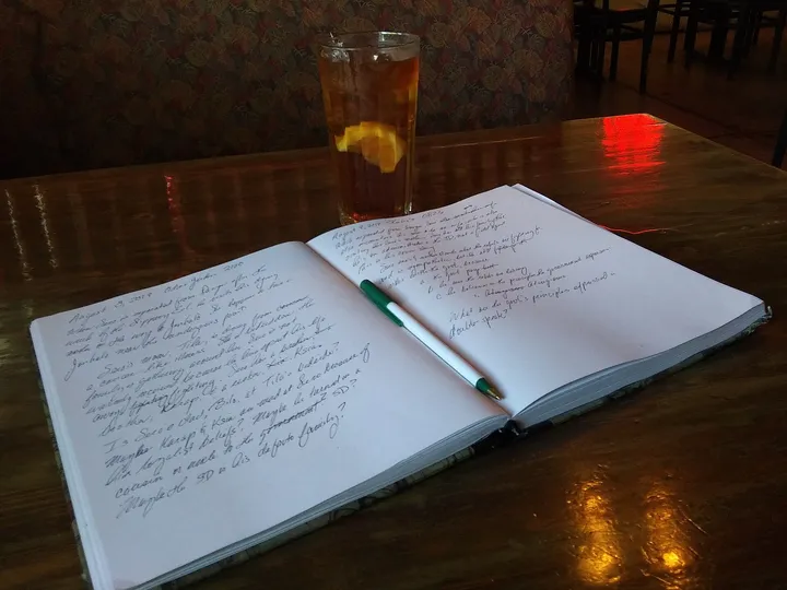 ノートに書いたメモ