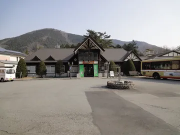 山あいの休憩施設