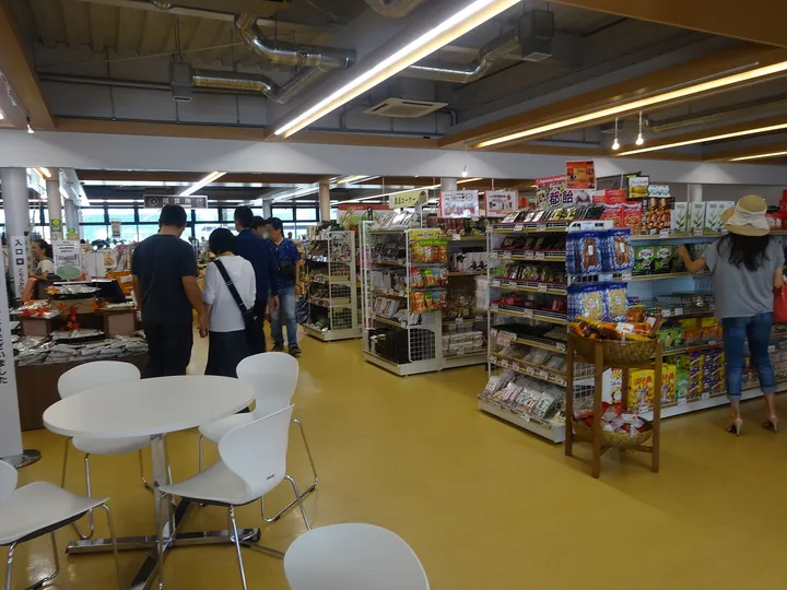 道の駅の売り場