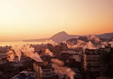 湯けむりの上がる町（大分県別府市）