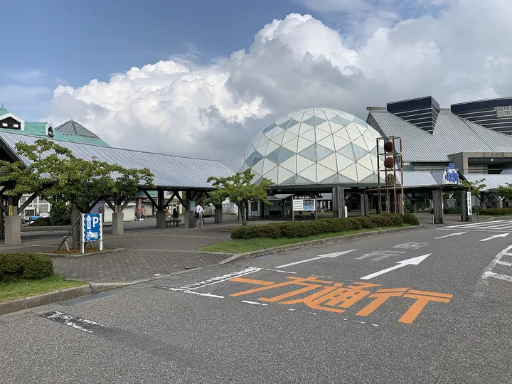 道の駅の駐車場