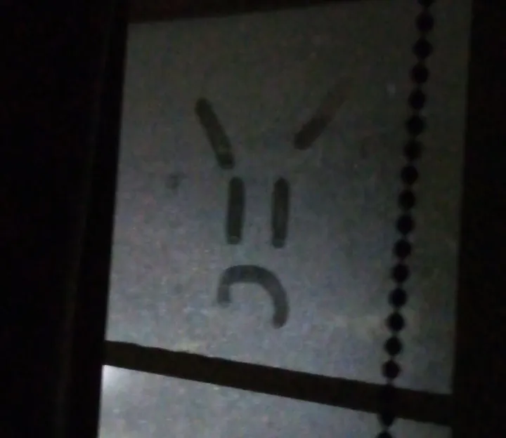 結露した窓