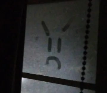 結露した窓