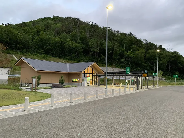 道の駅の駐車場