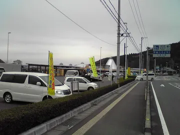 道の駅の駐車場