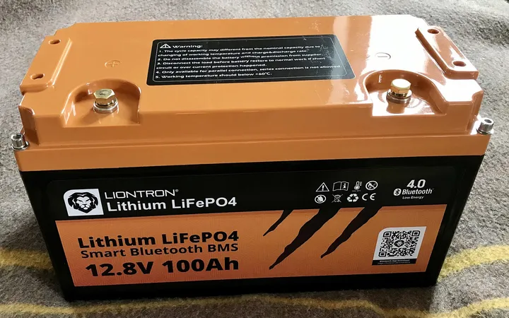リン酸鉄リチウムのバッテリー