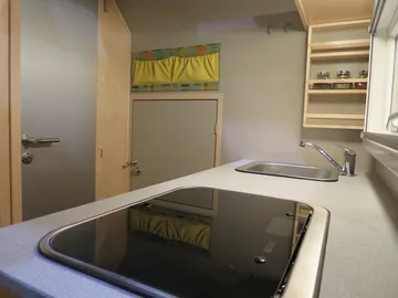 車内のキッチン