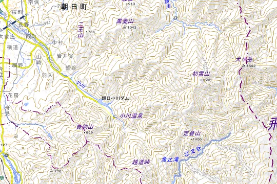 あさひヒスイ海岸オートキャンプ場のある朝日町の地図