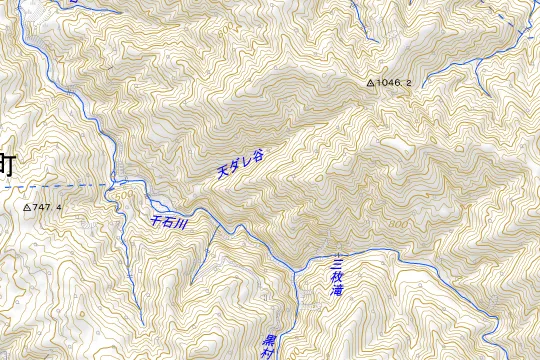ふるさと剱親自然公園のある地区(中新川郡上市町千石)の地図