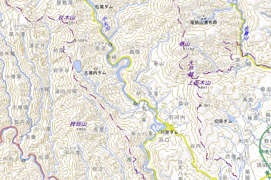 川原自然公園のある木城町の地図
