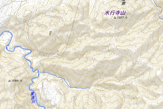 皇海山キャンプフォレストのある地区(沼田市利根町追貝)の地図