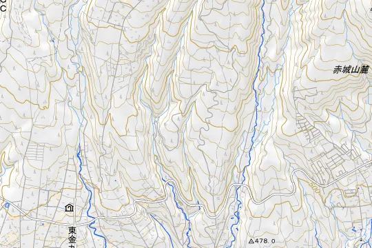 Cannabis Campのある地区（前橋市柏倉町）の地図