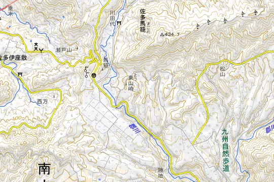 大泊キャンプ場のある地区(肝属郡南大隅町佐多馬籠)の地図