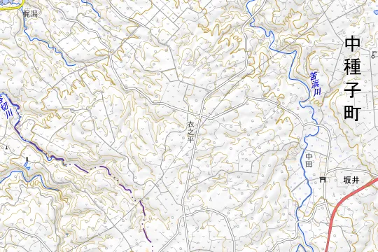 熊野海岸・自然レクリエーション村のある地区(熊毛郡中種子町坂井)の地図